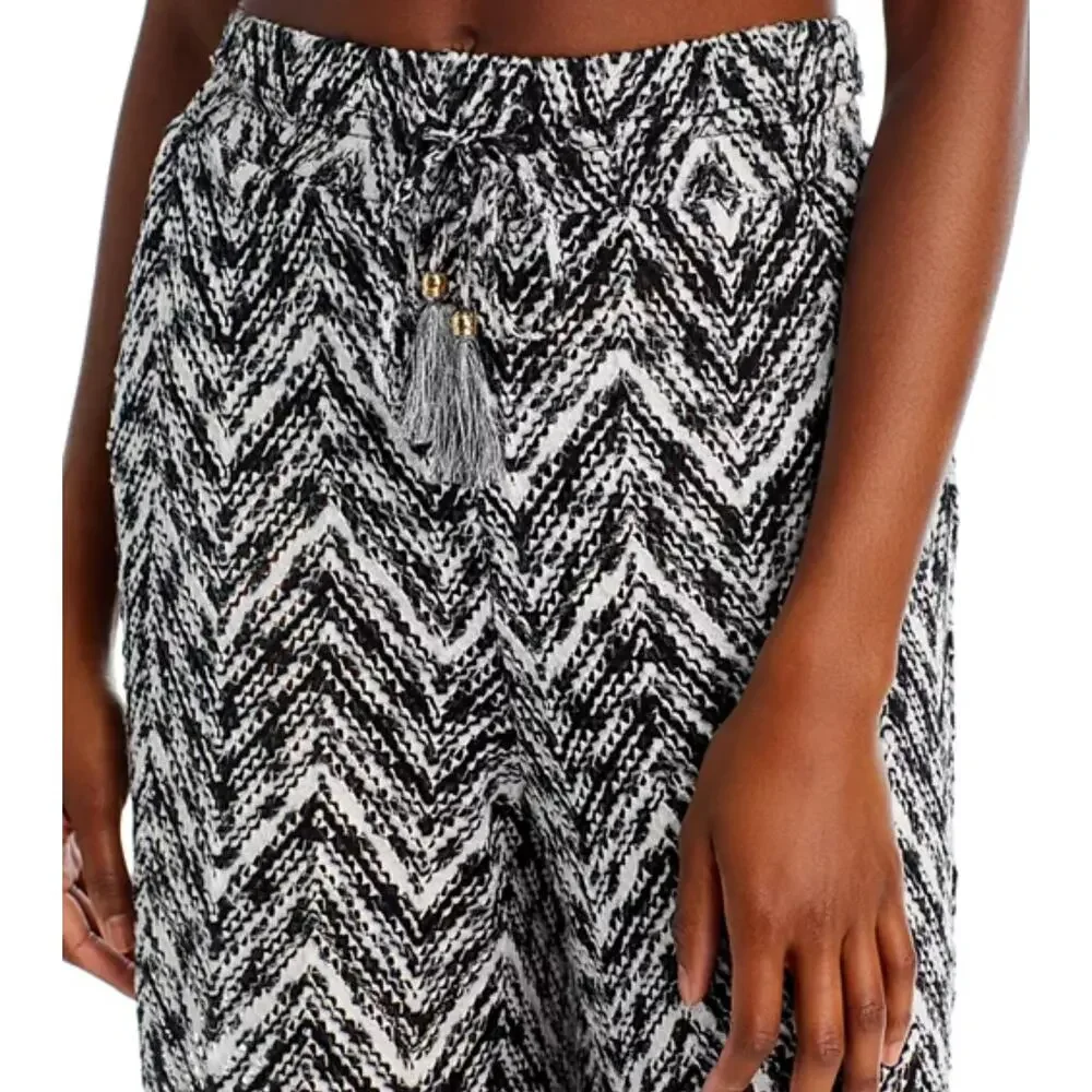 Ramy Brook Taytum Space Dye Chevron Knit Swim Cover Up Pants Size Large - Picture 6 of 12